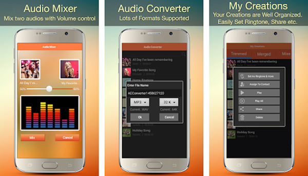 Audio MP3 Cutter Mix Konverter