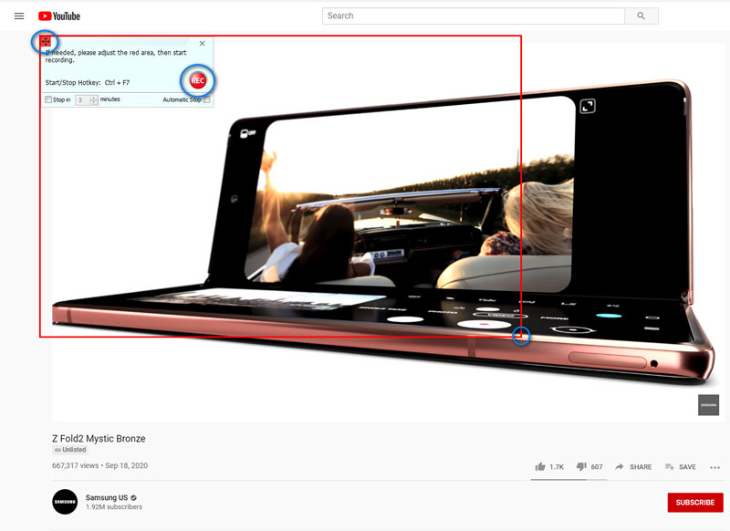 AVR-Bereich auswählen