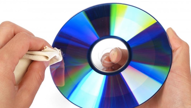 Reinigen Sie die DVD