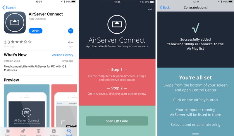 Apple Music mit Xbox One über AirServer verbinden