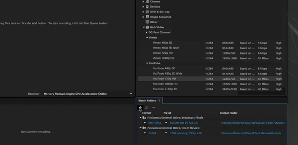 Konvertieren Sie MXF mit Media Encoder in MP4