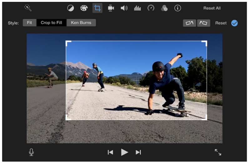 Video zuschneiden iMovie