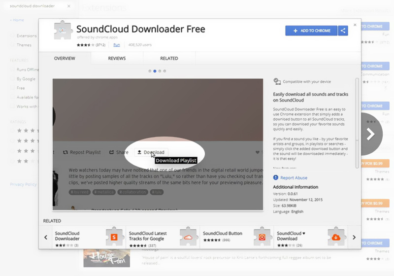 Download von Soundcloud mit Erweiterung