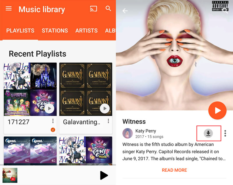 Laden Sie Musik von Google Play herunter