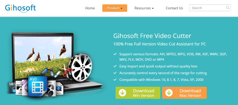 Gihosoft Free Video Cutter 