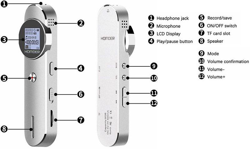 Homder Voice Recorder