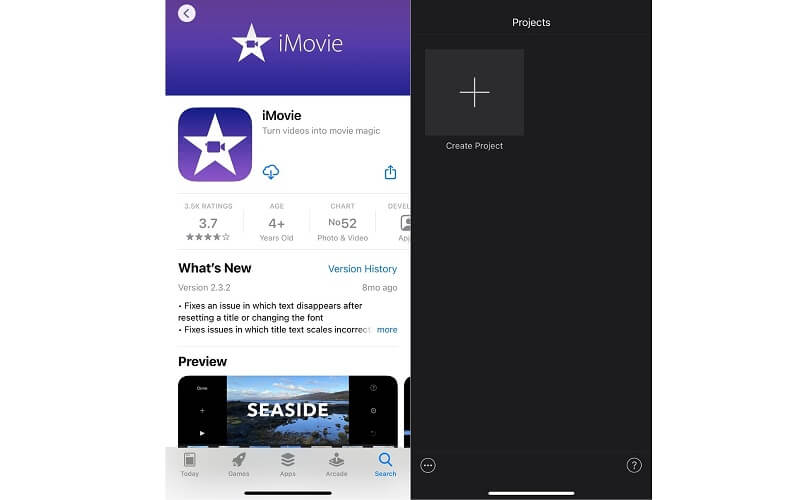 iMovie ausführen
