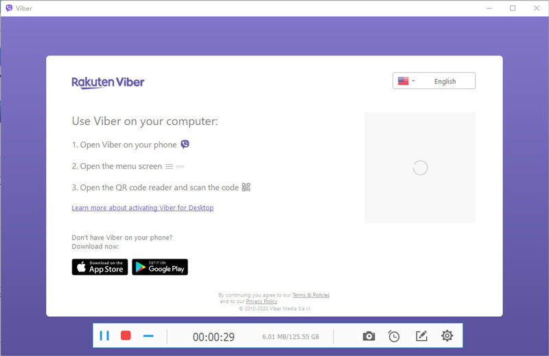 Viber-Videoanruf aufnehmen