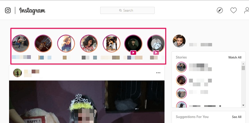 Speichern Sie Instagram-Geschichten