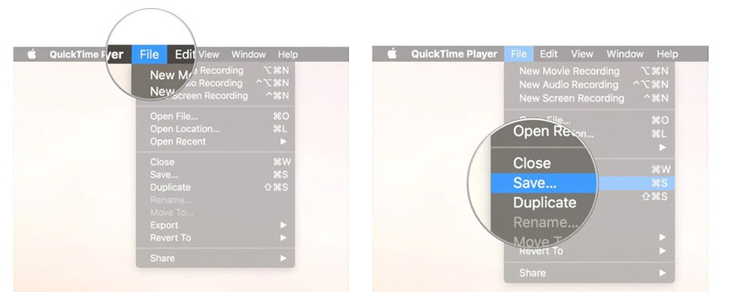 iOS Bildschirmaufnahme auf dem Mac speichern
