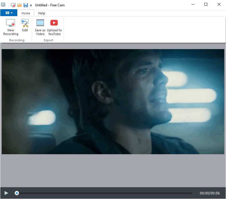 Die Aufnahme speichern