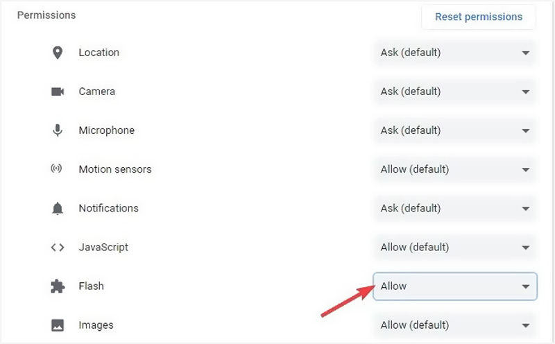 Videos werden in Chrome nicht abgespielt – Flash aktivieren