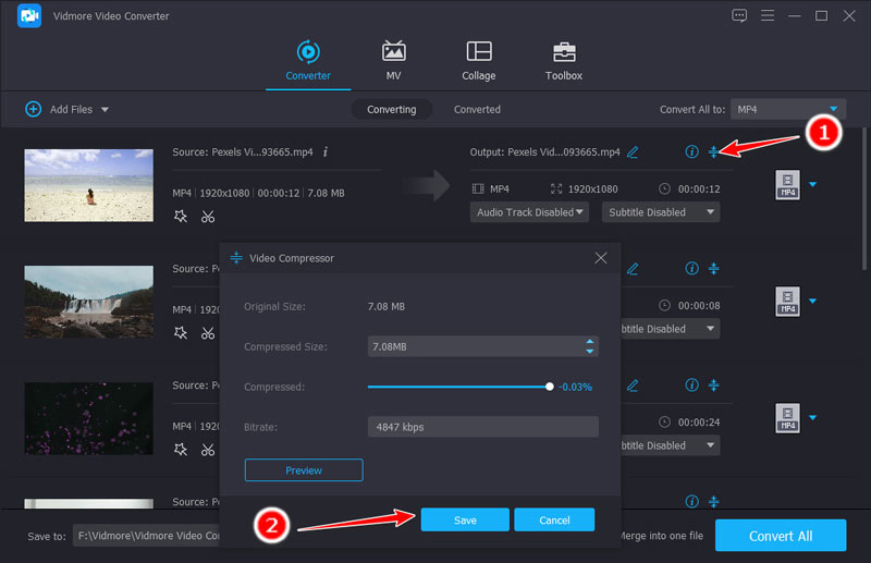 Größe einer Videodatei anpassen