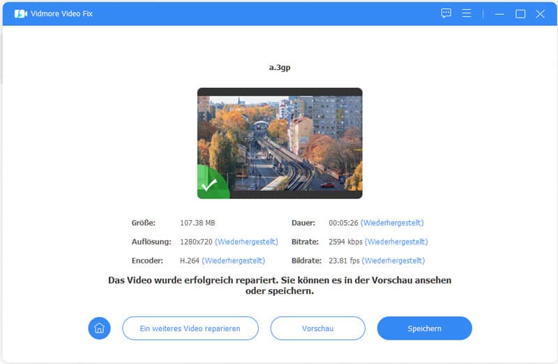 Video reparieren