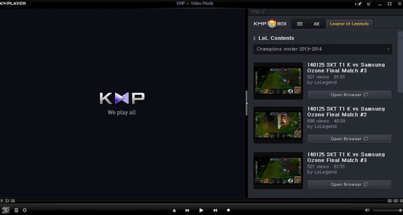 Kmplayer-Software