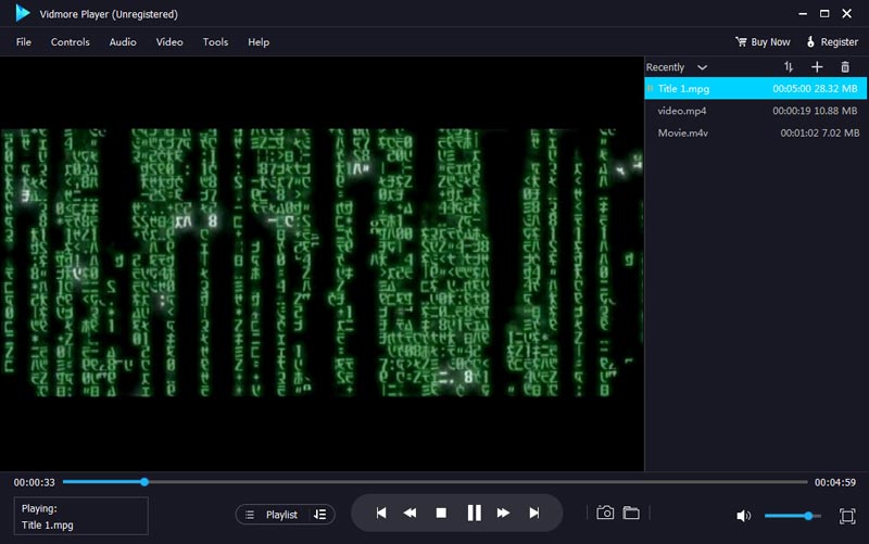 Video aus Liste abspielen