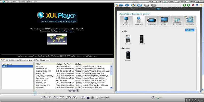 XULPlayer Screenshot